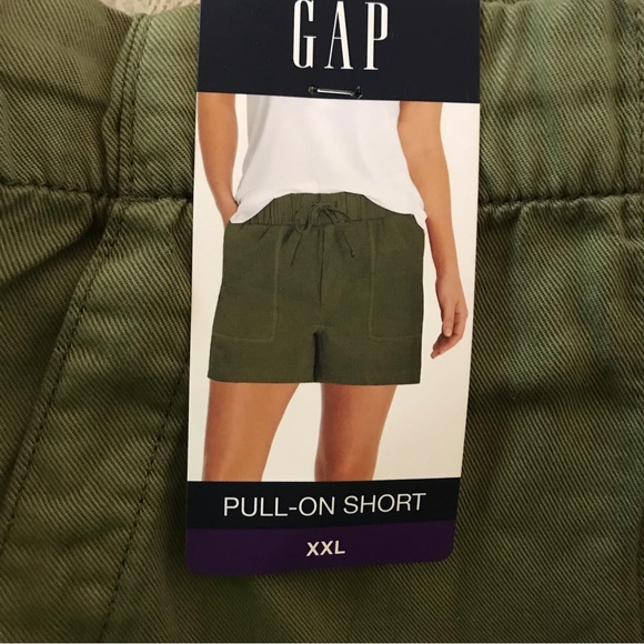 New GAP Pull-on Short *Olive Green* Size XXL NWT - Picture 5 of 10